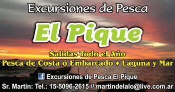 Excursiones de pesca “El Pique” portada